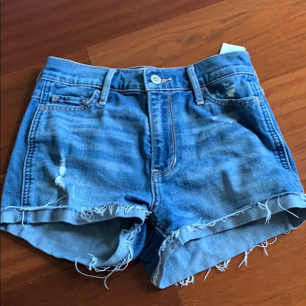 hollister jean shorts